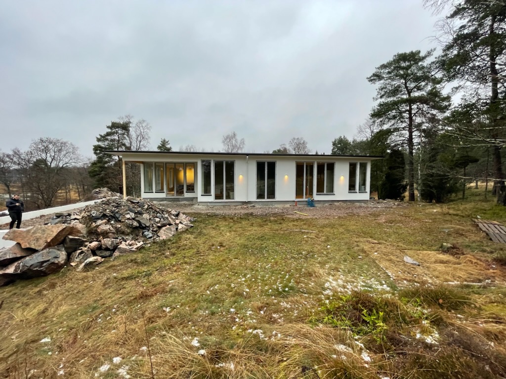 Fasadrenovering, puts och murning